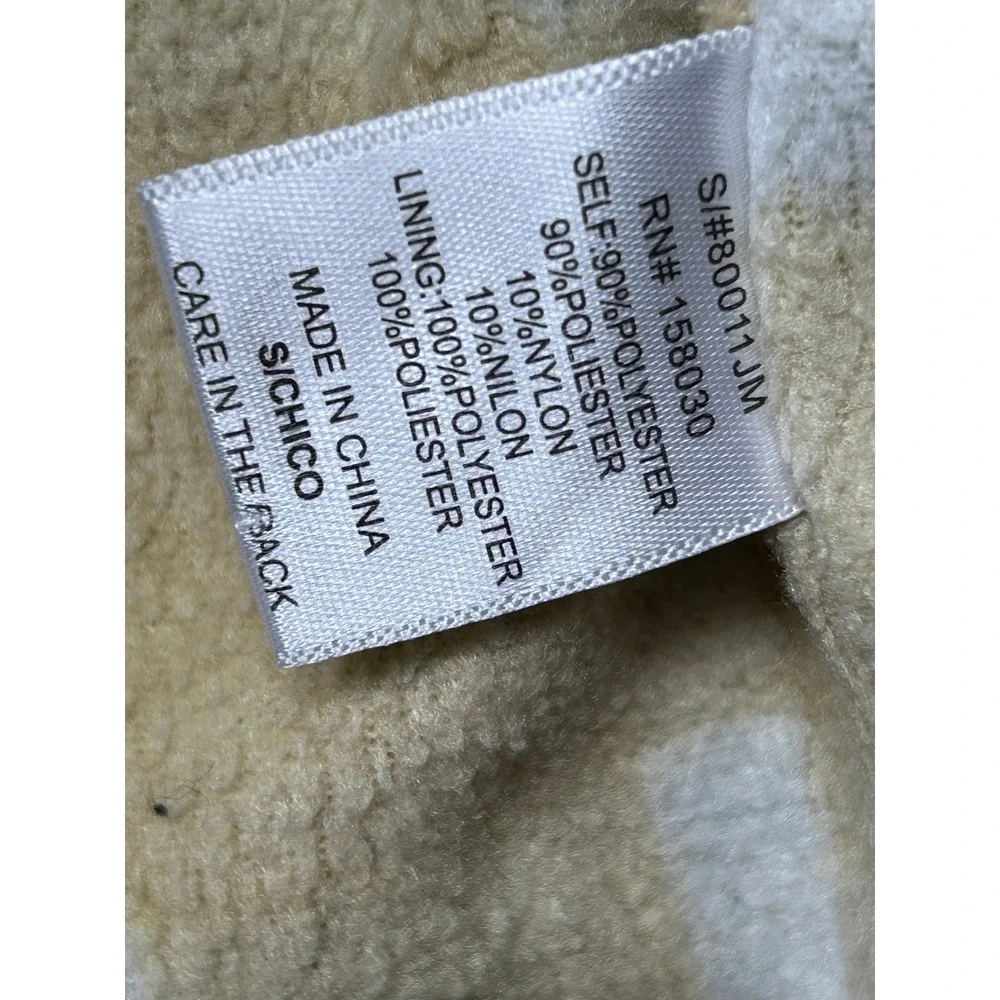 Love Tree Shirt Jacket Corduroy Polyester Gray Small Womens